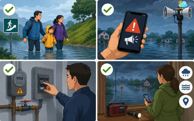Things you should do during a flood