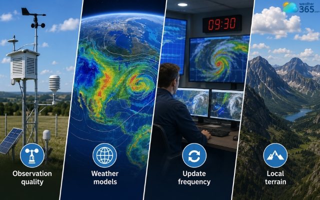 Factors affecting weather forecasts’ accuracy
