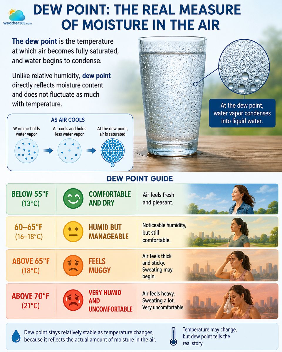 Dew point scale