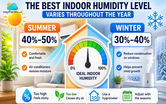 The best indoor humidity level 