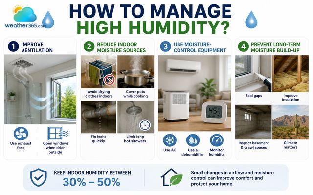 Steps to manage high humidity