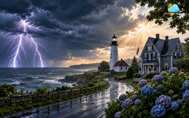The wettest months are commonly May, June, or July