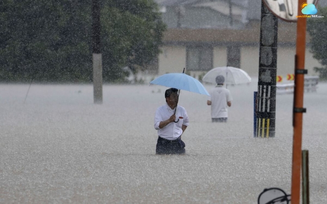 Pluvial flood