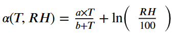 Other dew point calculation