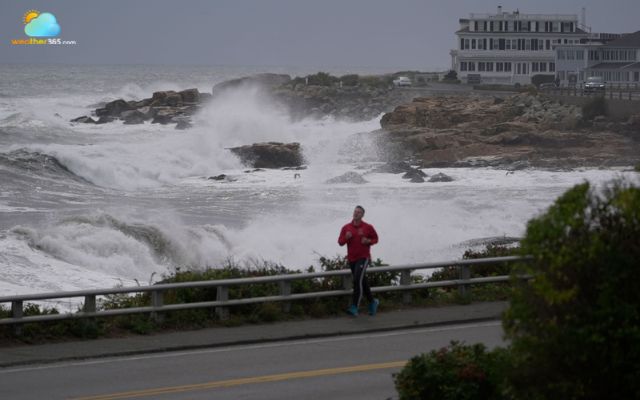 Coastal hazards may persist as the slow-moving nor’easter tracks offshore