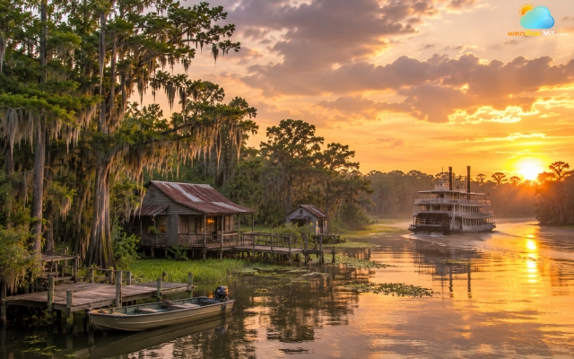 Louisiana & Mississippi are well known for muggy summers