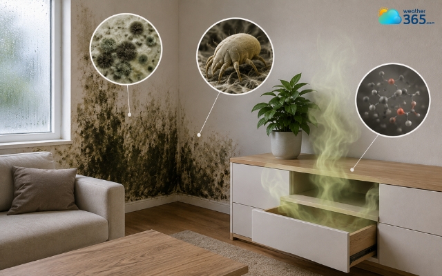 High humidity can also impact human health