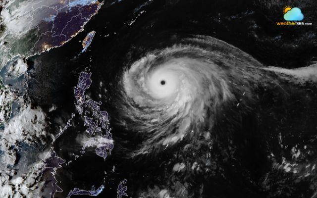 Typhoon Champi on satellite imagery on Oct.20, 2026