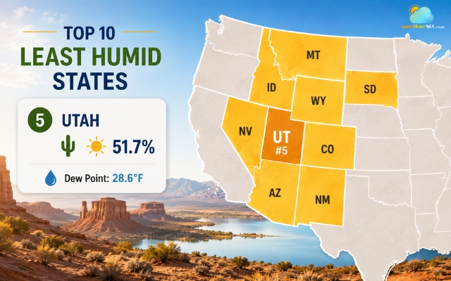 Utah has a dry climate