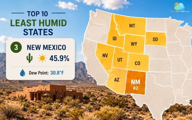 New Mexico has a desert environment