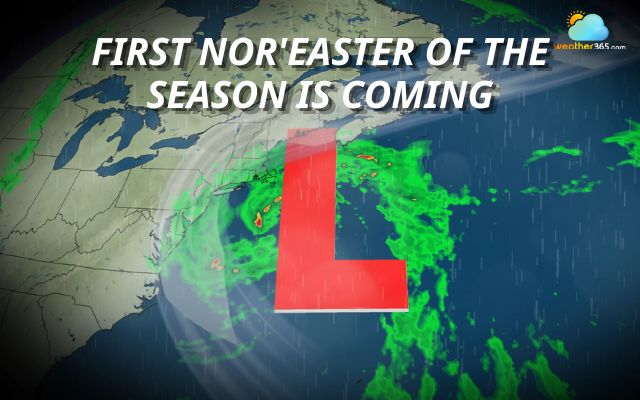 First Nor’easter of the season brews along the East Coast 