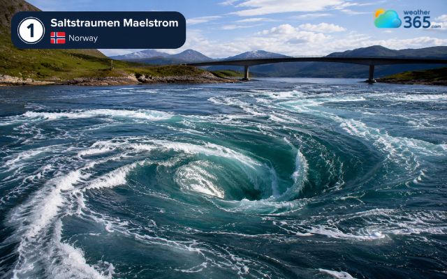 Saltstraumen Maelstrom is the strongest whirlpool