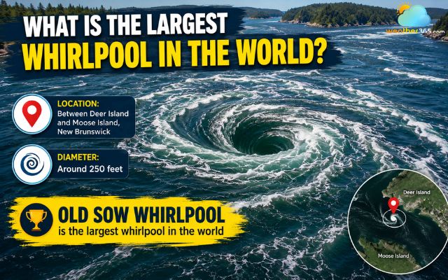 Old Sow Whirlpool is the largest whirlpool in the world