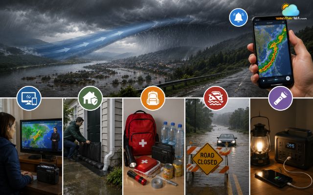  Stay safe before an atmospheric river