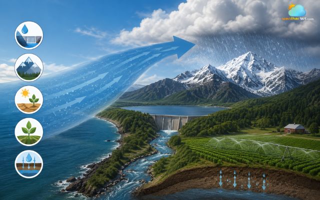 Positive sides of an atmospheric river
