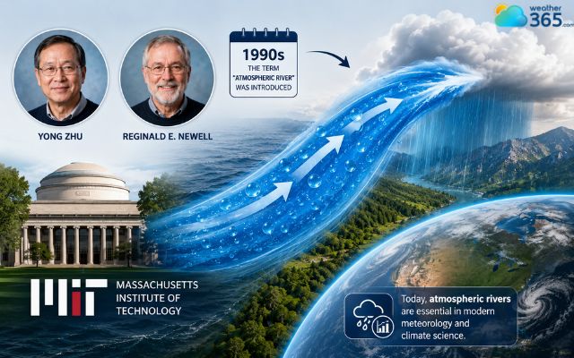 The atmospheric river was first introduced in the 1990s