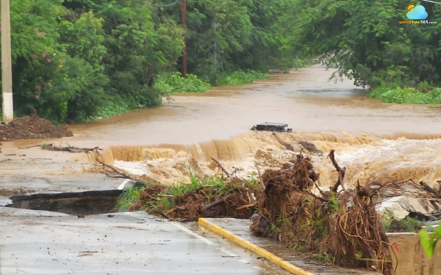 Dangerous flooding in Puerto Rico