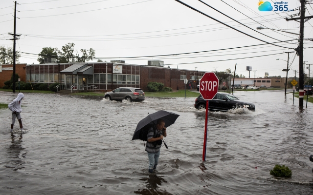 Flash flooding in New Jersey
