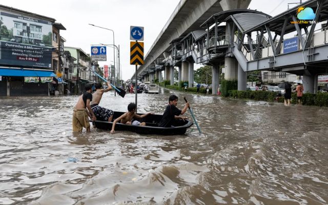 A flood disaster was declared across the city on Saturday