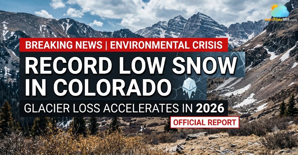 Record low snow in Colorado
