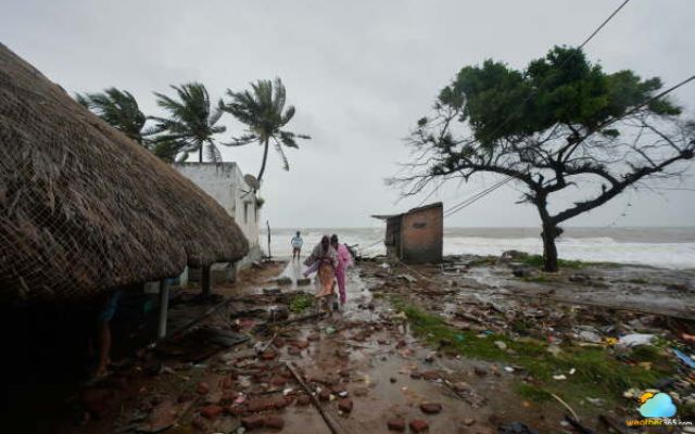 India cyclone Arnab left severe damage in Andhra Pradesh